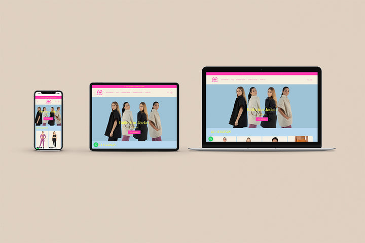 Imagen de un iphone, un ipad y una laptop con la web de Go Active en sus pantallas.